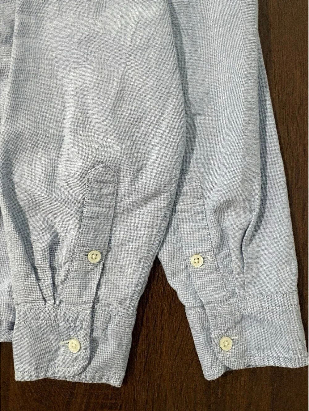 Polo Ralph Lauren Blue Cotton Oxford Button Down Shirt Kids Size 18 Preppy